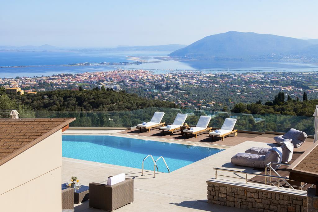 Alivia Lefkas Luxury Villas Apolpaina ภายนอก รูปภาพ