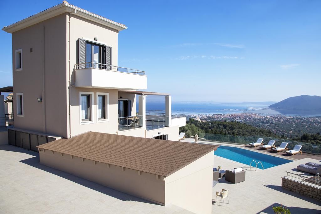 Alivia Lefkas Luxury Villas Apolpaina ภายนอก รูปภาพ