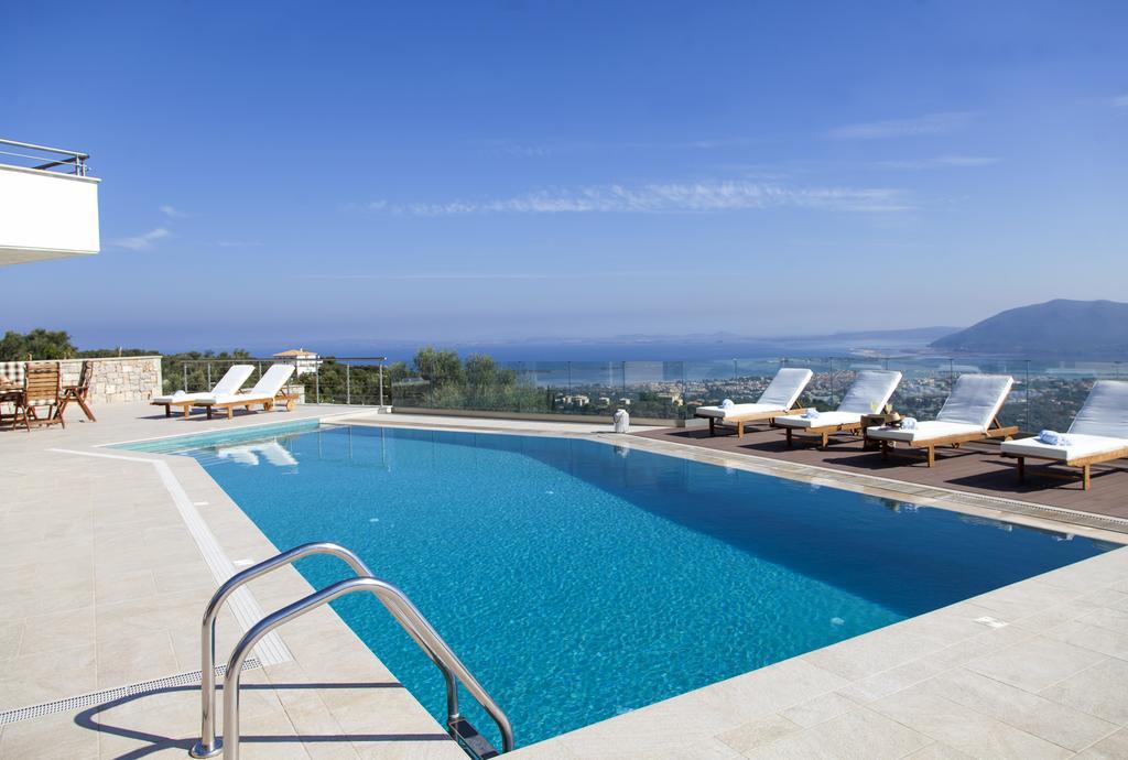 Alivia Lefkas Luxury Villas Apolpaina ภายนอก รูปภาพ