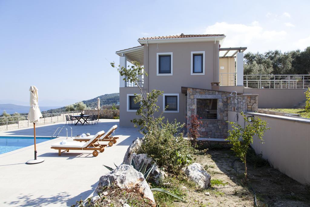 Alivia Lefkas Luxury Villas Apolpaina ภายนอก รูปภาพ