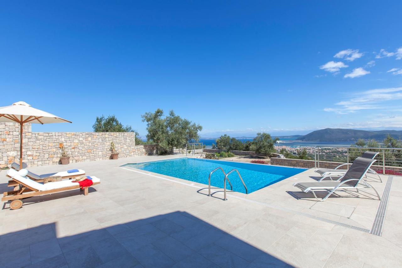 Alivia Lefkas Luxury Villas Apolpaina ภายนอก รูปภาพ