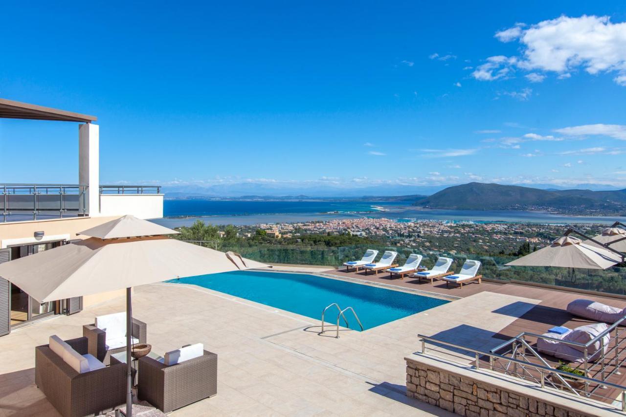 Alivia Lefkas Luxury Villas Apolpaina ภายนอก รูปภาพ
