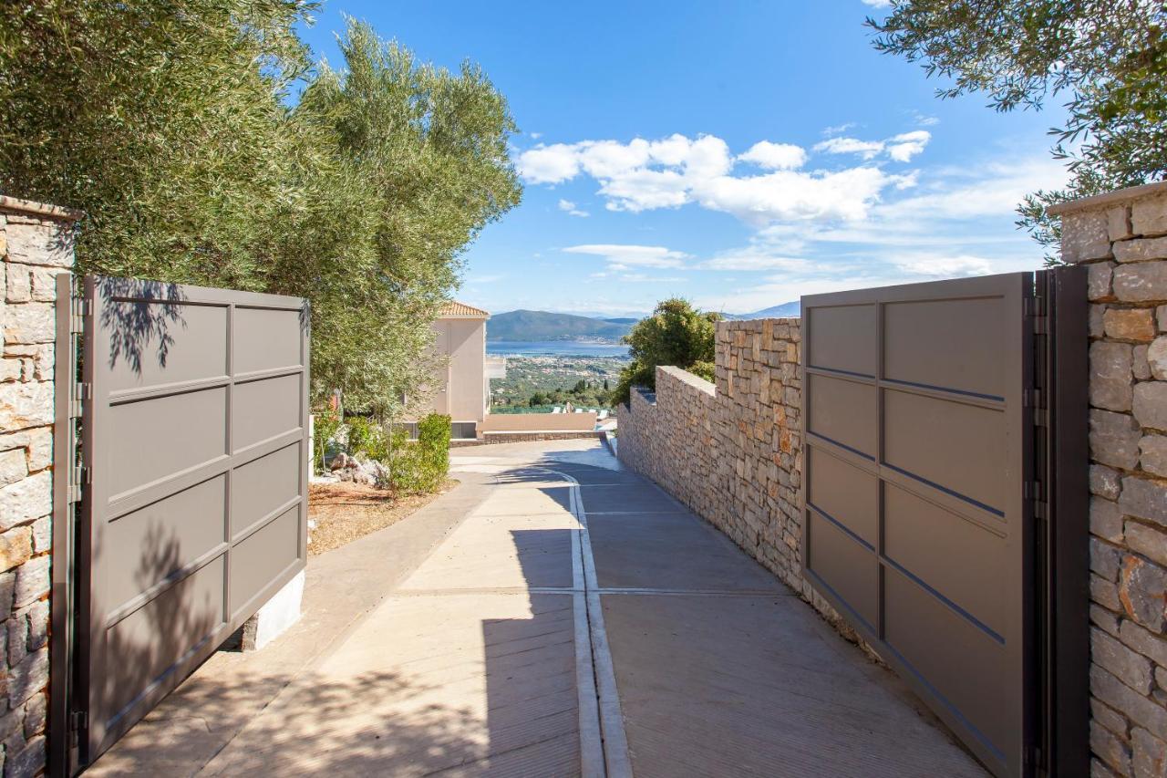 Alivia Lefkas Luxury Villas Apolpaina ภายนอก รูปภาพ